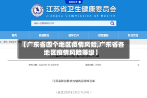 【广东省四个地区疫情风险,广东省各地区疫情风险等级】