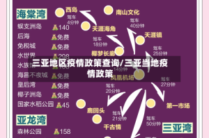 三亚地区疫情政策查询/三亚当地疫情政策