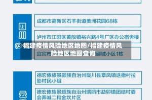 福建疫情风险地区地图/福建疫情风险地区地图查询