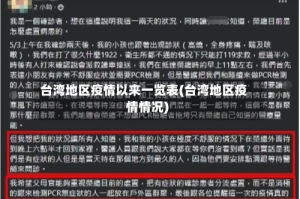 台湾地区疫情以来一览表(台湾地区疫情情况)