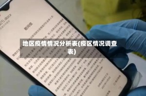地区疫情情况分析表(疫区情况调查表)