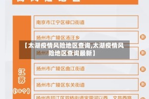 【太湖疫情风险地区查询,太湖疫情风险地区查询最新】