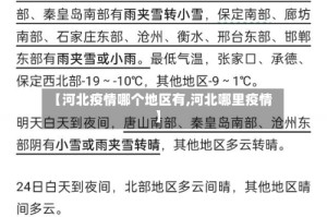 【河北疫情哪个地区有,河北哪里疫情】