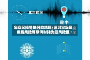 宝安区疫情低风险地区/深圳宝安区疫情风险等级何时降为低风险区