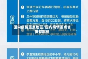 国内疫情重点地区/国内疫情重点省份有哪些