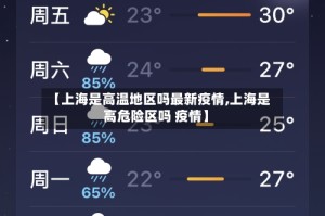 【上海是高温地区吗最新疫情,上海是高危险区吗 疫情】
