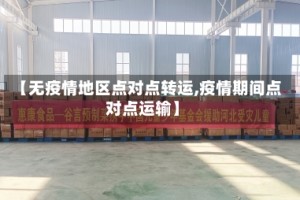 【无疫情地区点对点转运,疫情期间点对点运输】