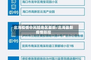 北海疫情中风险地区最新/北海最新疫情防控