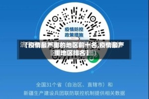 【疫情最严重的地区前十名,疫情最严重地区排名】