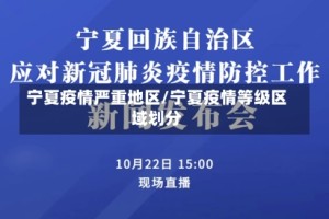 宁夏疫情严重地区/宁夏疫情等级区域划分