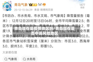 青岛现在是疫情地区吗/青岛现在是否中高风险地区