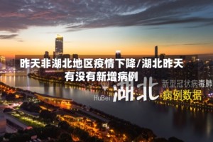昨天非湖北地区疫情下降/湖北昨天有没有新增病例