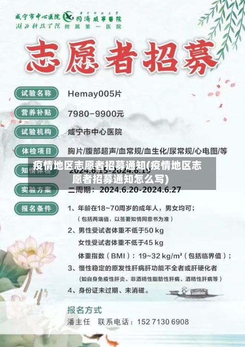 疫情地区志愿者招募通知(疫情地区志愿者招募通知怎么写)-第1张图片