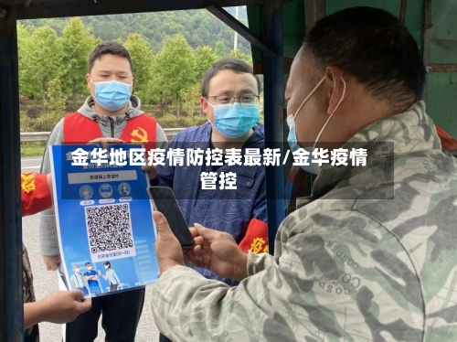 金华地区疫情防控表最新/金华疫情管控-第3张图片