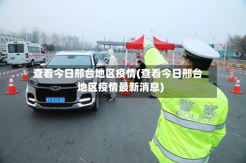 查看今日邢台地区疫情(查看今日邢台地区疫情最新消息)-第2张图片