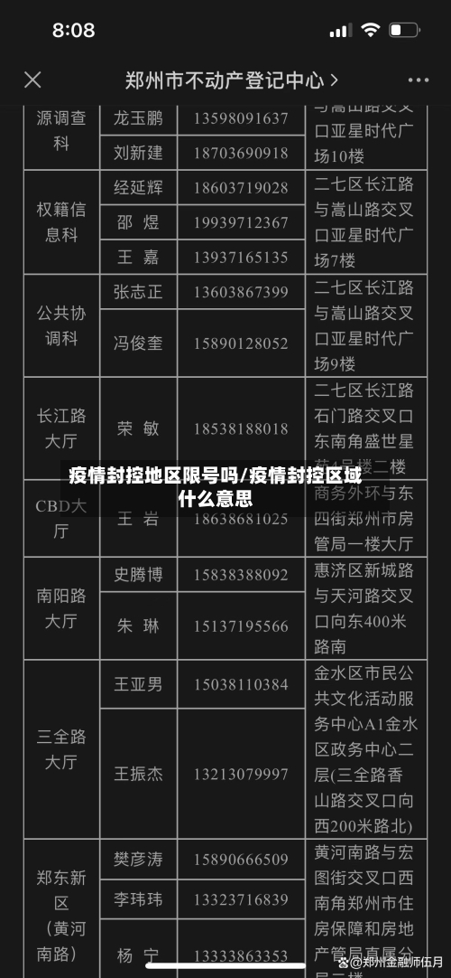 疫情封控地区限号吗/疫情封控区域什么意思-第3张图片