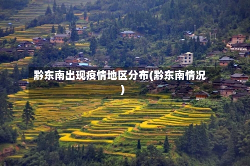 黔东南出现疫情地区分布(黔东南情况)-第2张图片