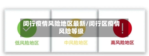 闵行疫情风险地区最新/闵行区疫情风险等级-第3张图片
