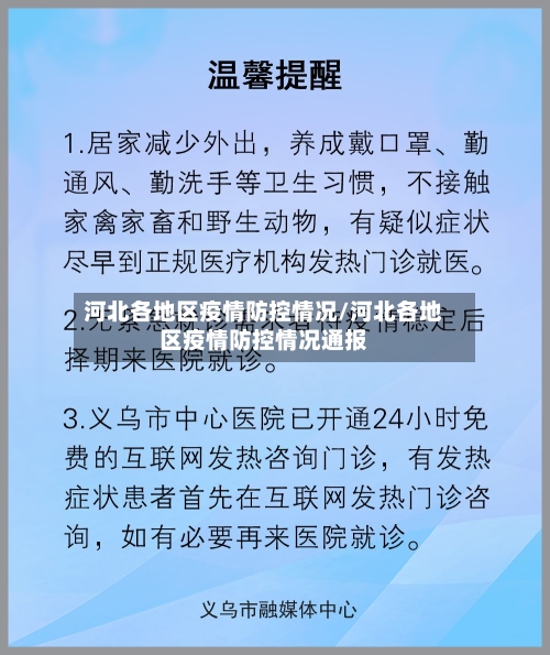 河北各地区疫情防控情况/河北各地区疫情防控情况通报-第3张图片