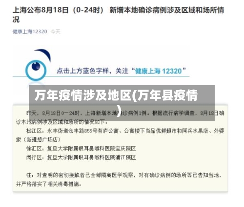 万年疫情涉及地区(万年县疫情)-第1张图片