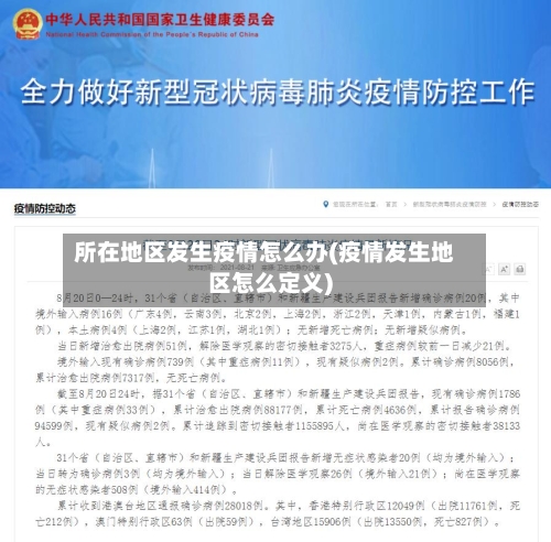 所在地区发生疫情怎么办(疫情发生地区怎么定义)-第2张图片