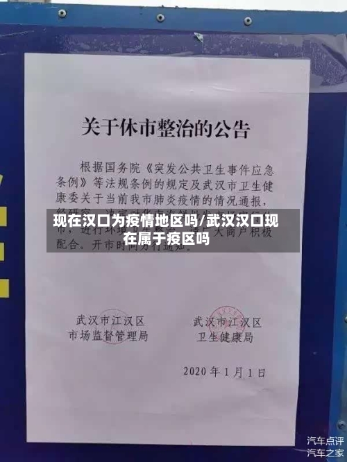 现在汉口为疫情地区吗/武汉汉口现在属于疫区吗-第1张图片