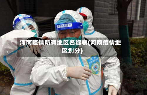 河南疫情所有地区名称表(河南疫情地区划分)-第1张图片