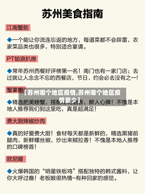 【苏州哪个地区疫情,苏州哪个地区疫情最少】-第1张图片