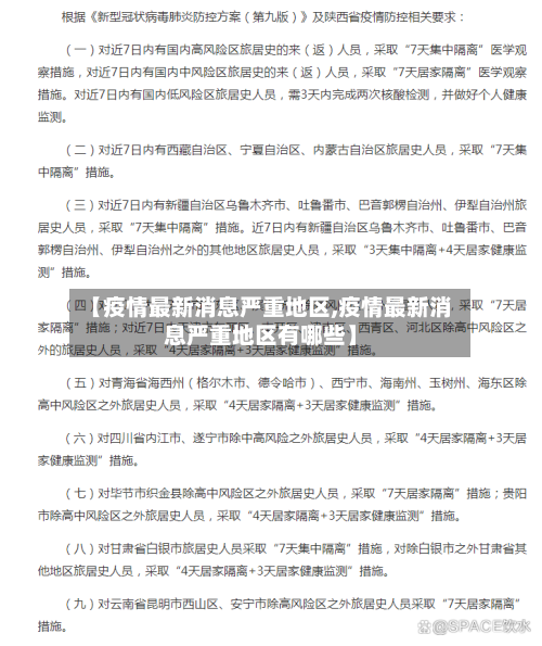【疫情最新消息严重地区,疫情最新消息严重地区有哪些】-第2张图片