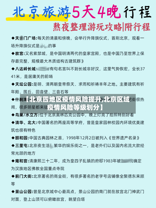【北京四地区疫情风险提升,北京区域疫情风险等级划分】-第2张图片