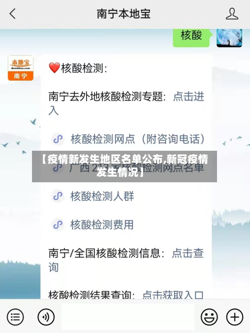 【疫情新发生地区名单公布,新冠疫情发生情况】-第2张图片