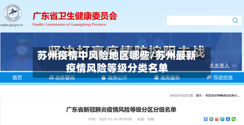 苏州疫情中风险地区哪些/苏州最新疫情风险等级分类名单-第1张图片
