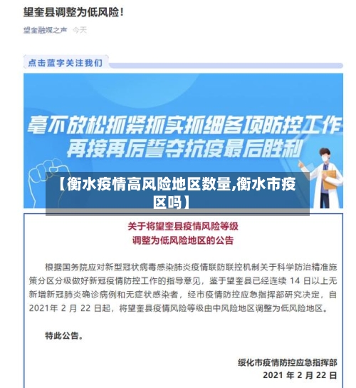 【衡水疫情高风险地区数量,衡水市疫区吗】-第1张图片