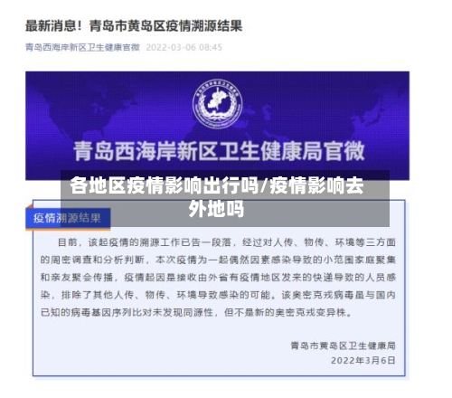 各地区疫情影响出行吗/疫情影响去外地吗-第2张图片