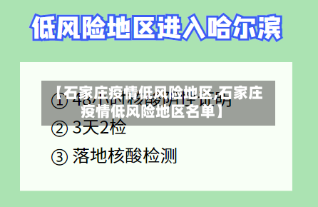 【石家庄疫情低风险地区,石家庄疫情低风险地区名单】-第1张图片