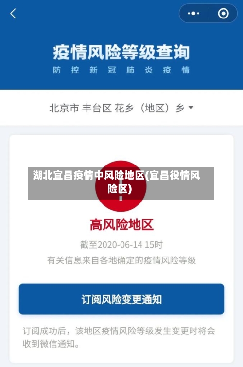 湖北宜昌疫情中风险地区(宜昌役情风险区)-第1张图片