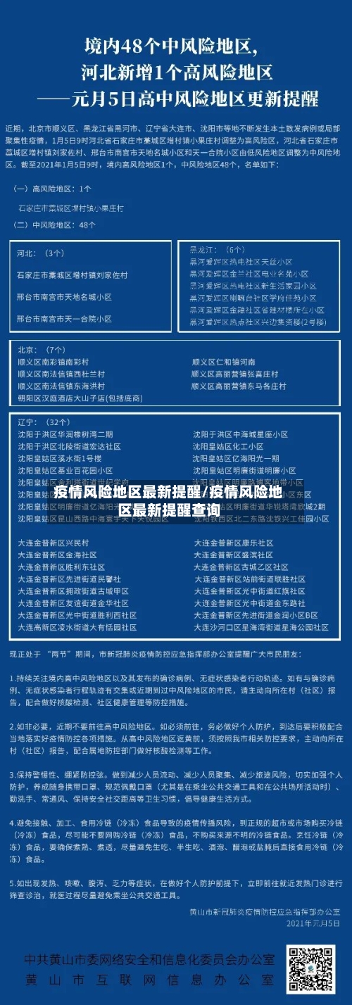 疫情风险地区最新提醒/疫情风险地区最新提醒查询-第1张图片