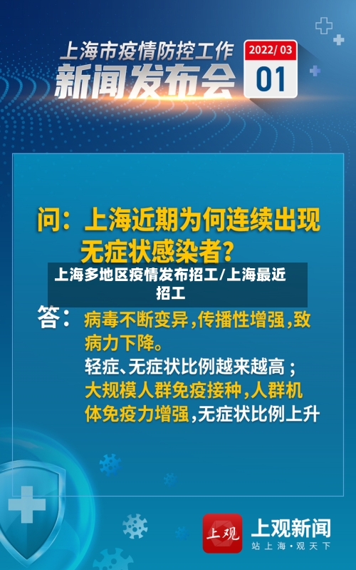 上海多地区疫情发布招工/上海最近招工-第1张图片
